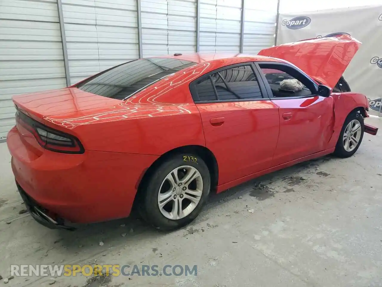3 Photograph of a damaged car 2C3CDXBG7KH721035 DODGE CHARGER 2019