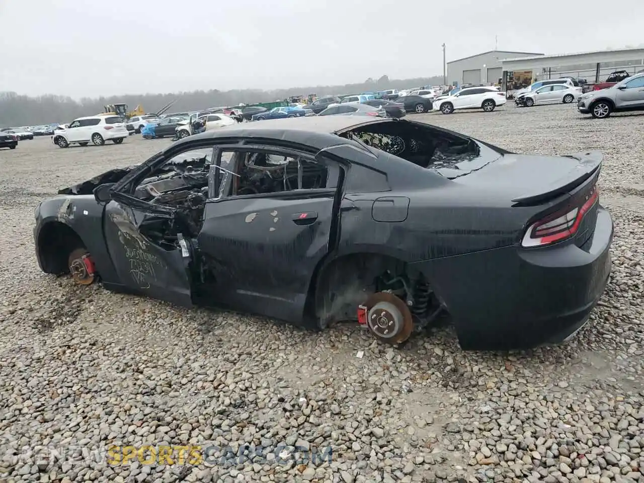 2 Photograph of a damaged car 2C3CDXBG7KH732391 DODGE CHARGER 2019