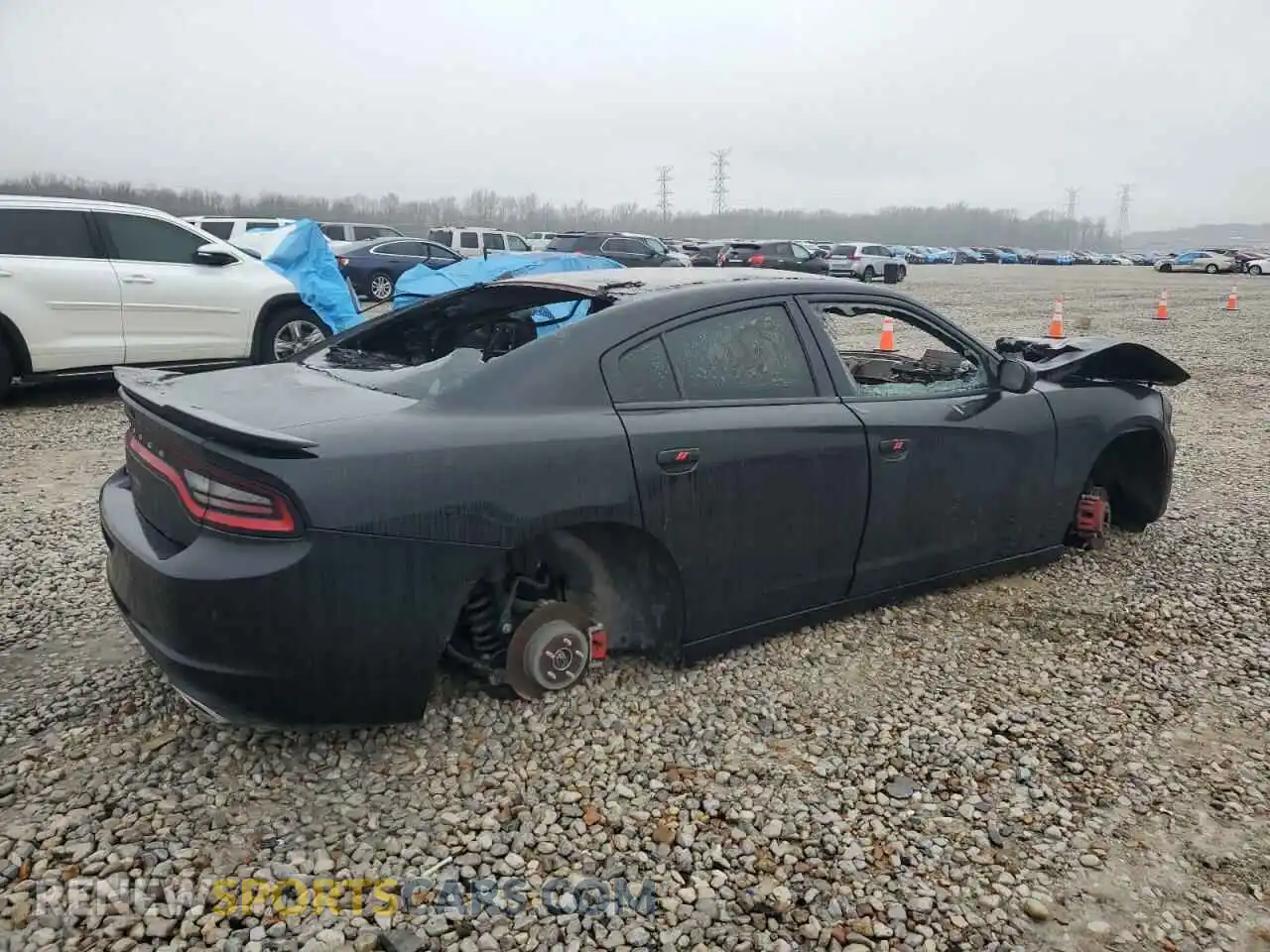3 Photograph of a damaged car 2C3CDXBG7KH732391 DODGE CHARGER 2019