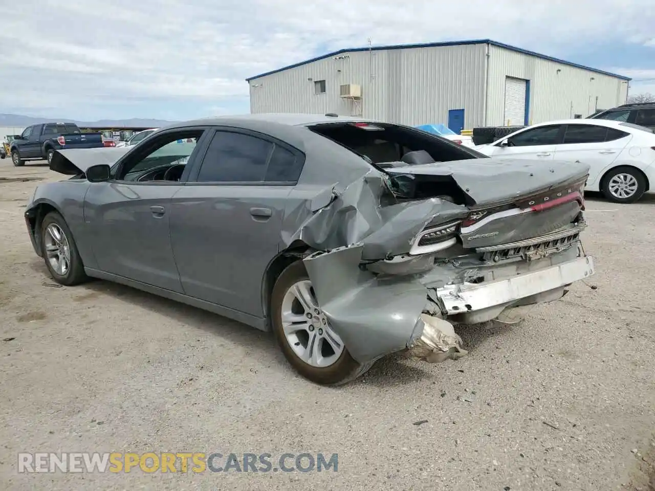 2 Photograph of a damaged car 2C3CDXBG7KH736568 DODGE CHARGER 2019