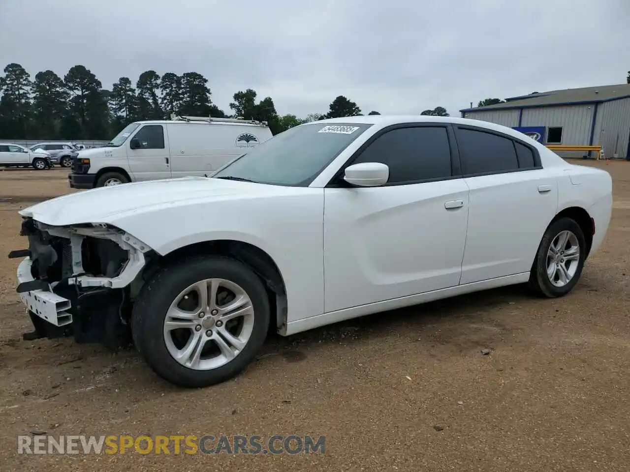 1 Photograph of a damaged car 2C3CDXBG7KH745593 DODGE CHARGER 2019