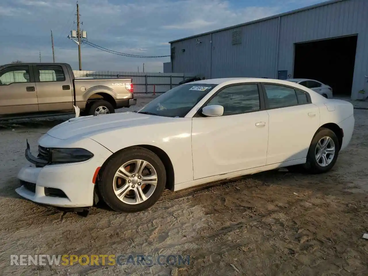 1 Photograph of a damaged car 2C3CDXBG8KH707287 DODGE CHARGER 2019