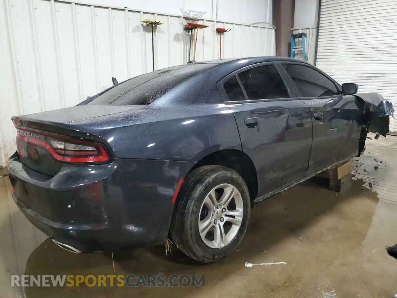 3 Photograph of a damaged car 2C3CDXBG9KH593350 DODGE CHARGER 2019