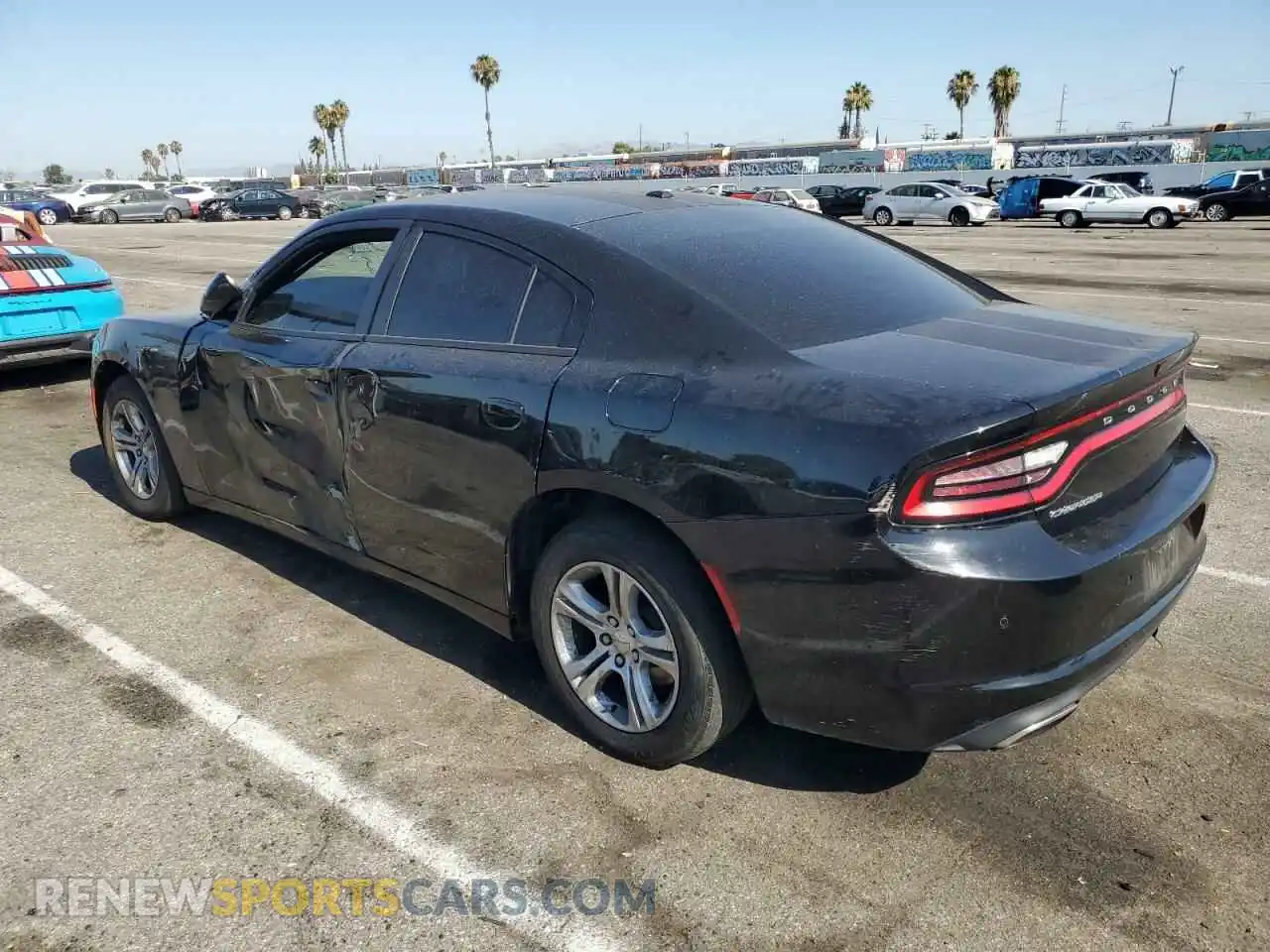 2 Photograph of a damaged car 2C3CDXBG9KH640148 DODGE CHARGER 2019
