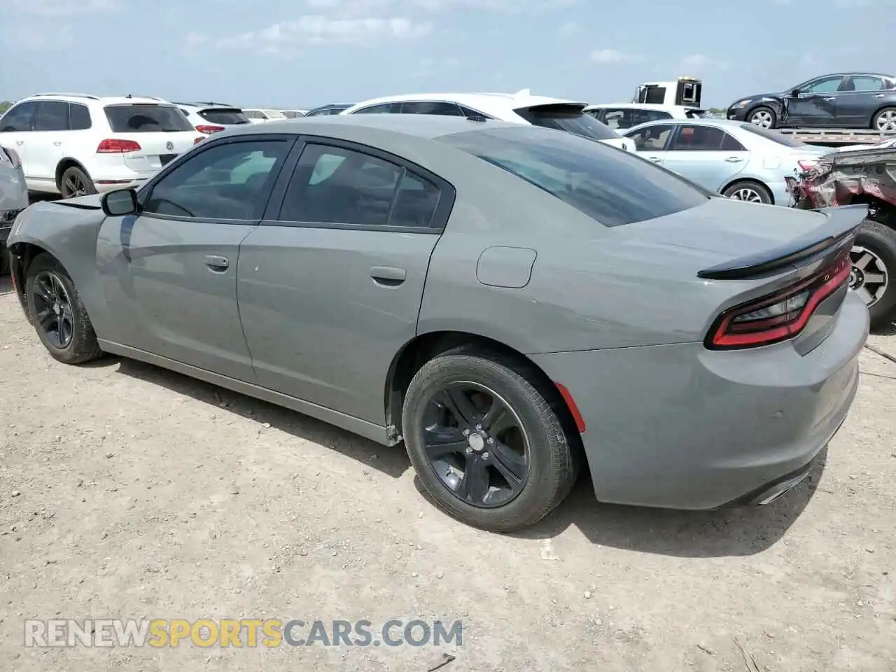 2 Photograph of a damaged car 2C3CDXBGXKH592630 DODGE CHARGER 2019