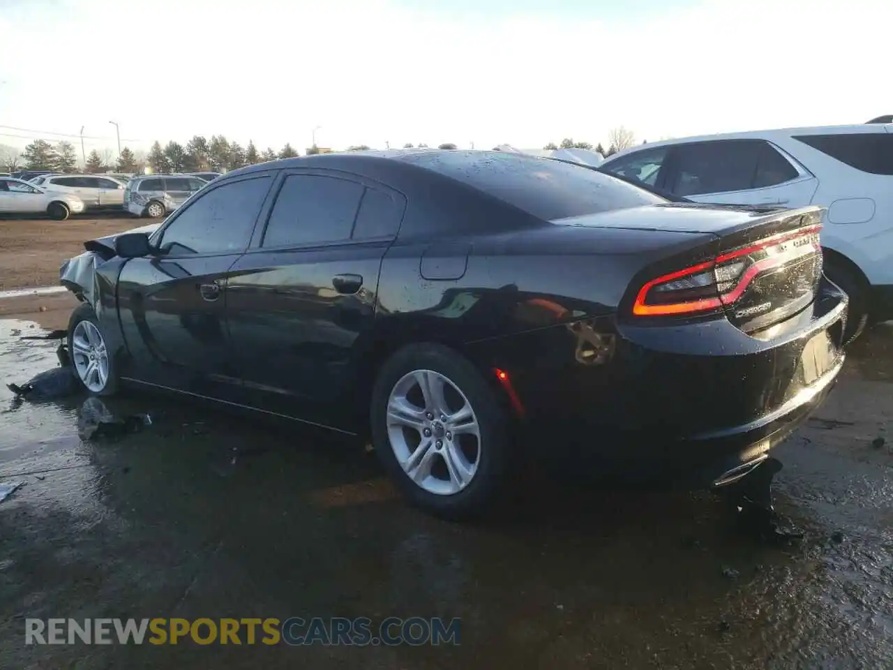 2 Photograph of a damaged car 2C3CDXBGXKH725547 DODGE CHARGER 2019