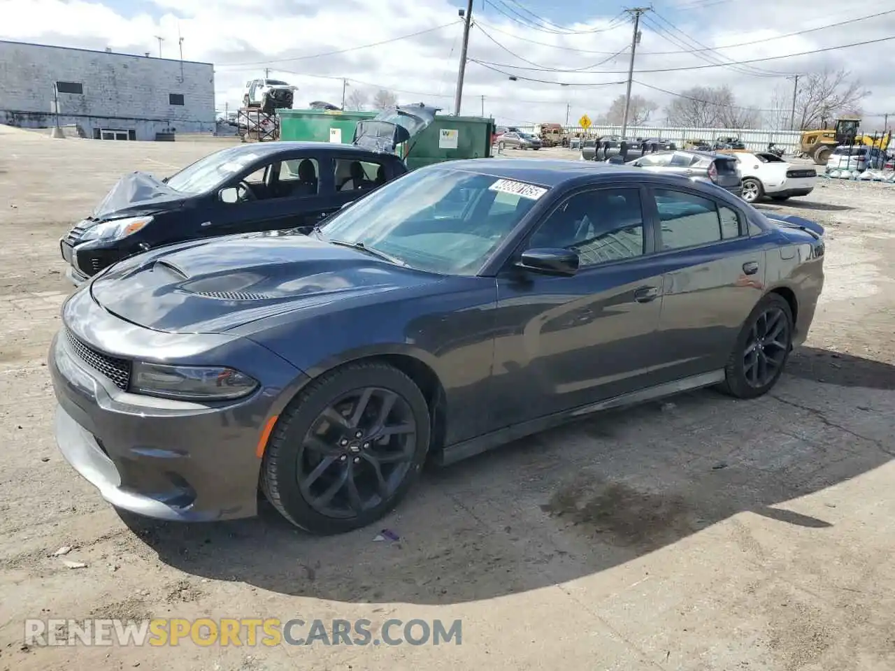 1 Photograph of a damaged car 2C3CDXCT0KH607406 DODGE CHARGER 2019