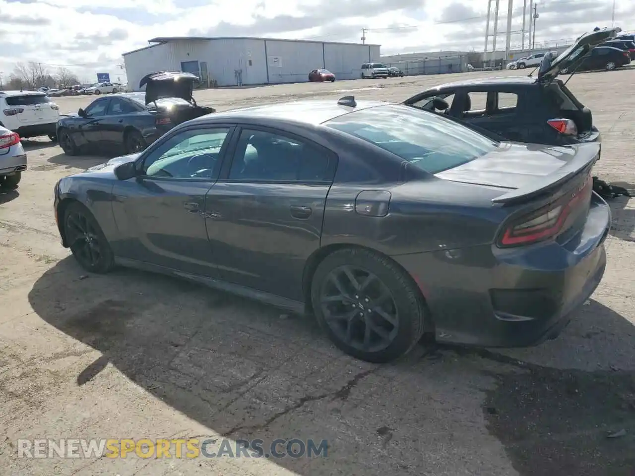 2 Photograph of a damaged car 2C3CDXCT0KH607406 DODGE CHARGER 2019