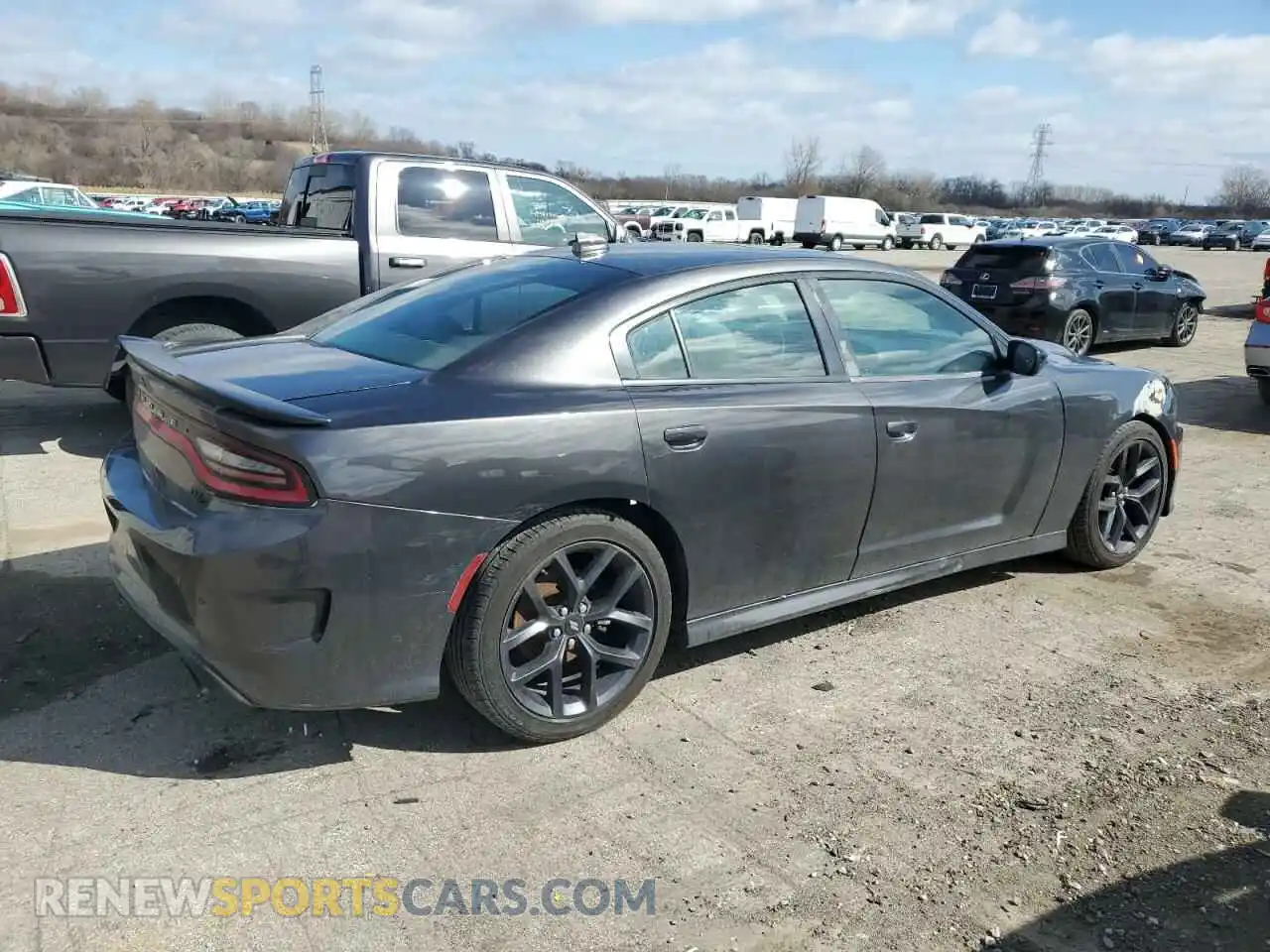3 Photograph of a damaged car 2C3CDXCT0KH607406 DODGE CHARGER 2019
