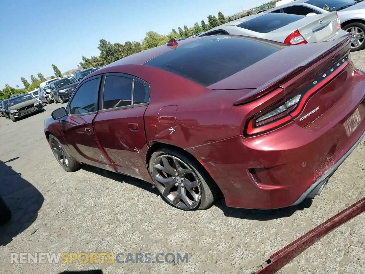 2 Photograph of a damaged car 2C3CDXCT0KH738030 DODGE CHARGER 2019