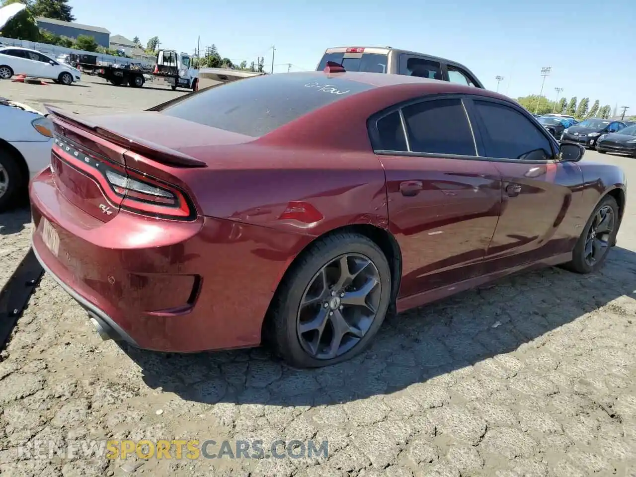 3 Photograph of a damaged car 2C3CDXCT0KH738030 DODGE CHARGER 2019