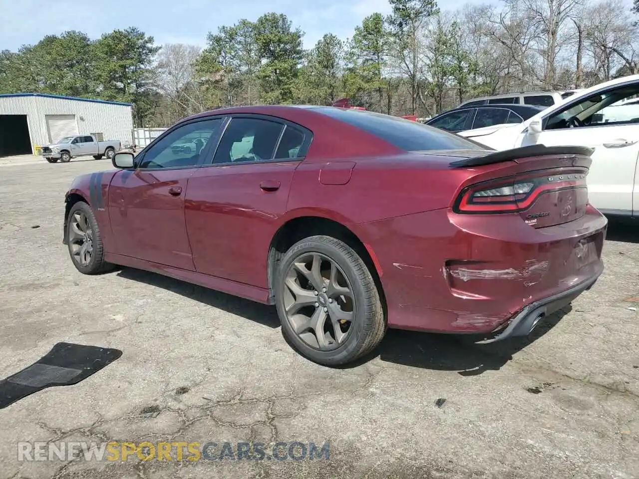 2 Photograph of a damaged car 2C3CDXCT0KH749237 DODGE CHARGER 2019