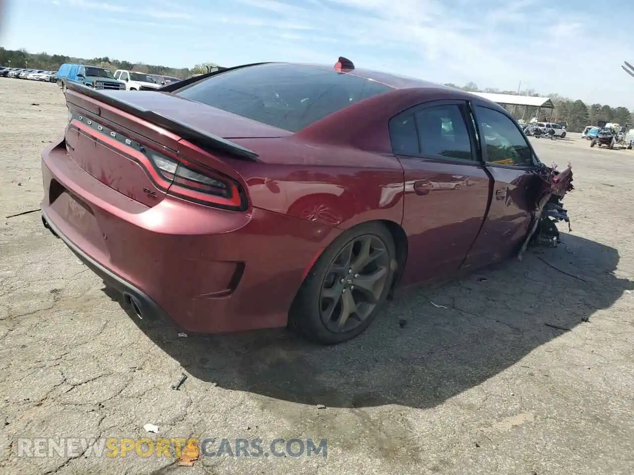 3 Photograph of a damaged car 2C3CDXCT0KH749237 DODGE CHARGER 2019