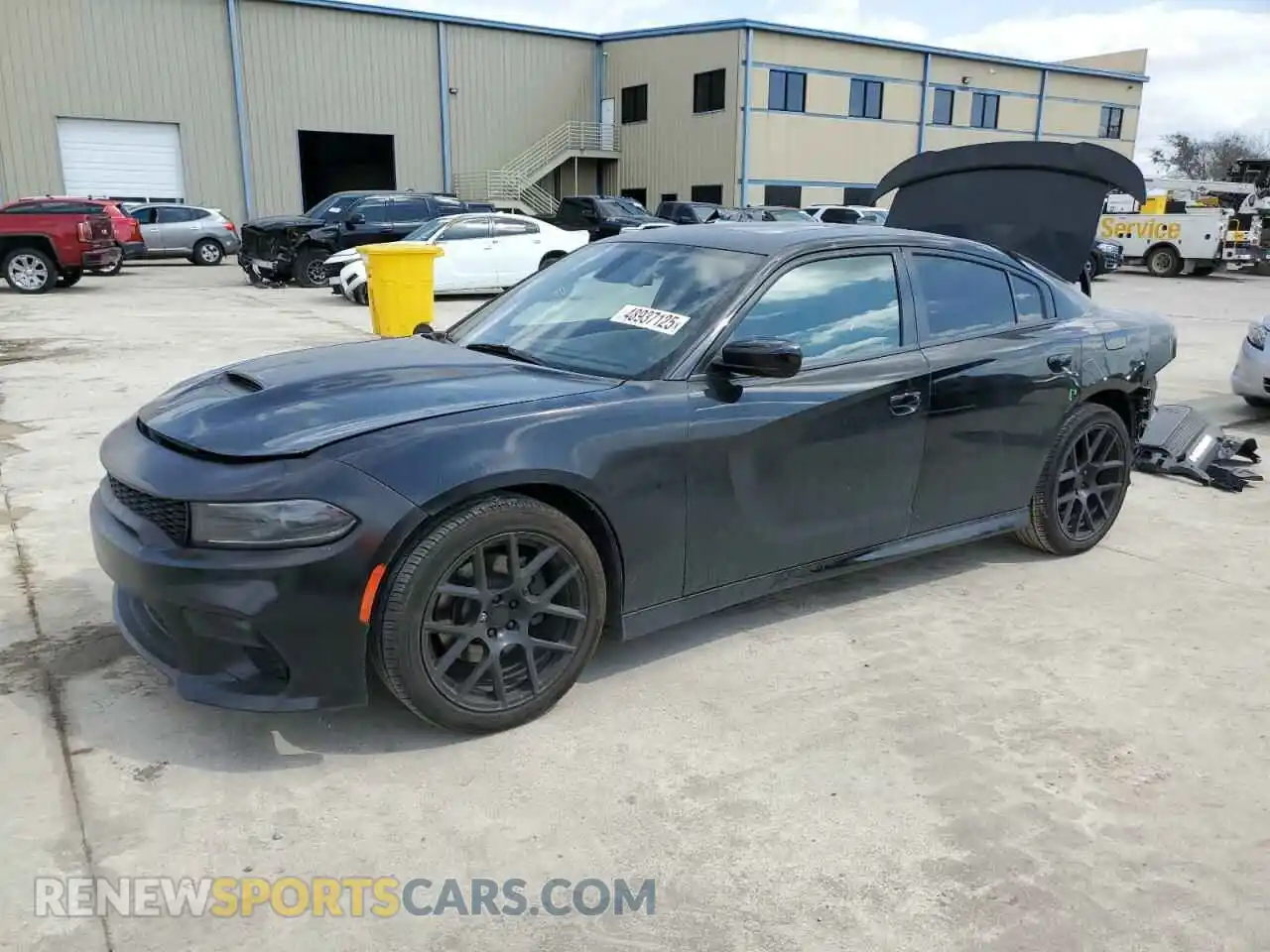1 Photograph of a damaged car 2C3CDXCT1KH569250 DODGE CHARGER 2019