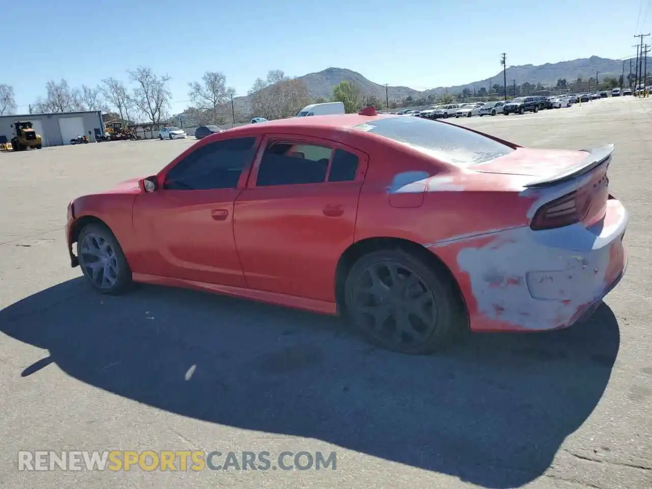 2 Photograph of a damaged car 2C3CDXCT2KH613157 DODGE CHARGER 2019