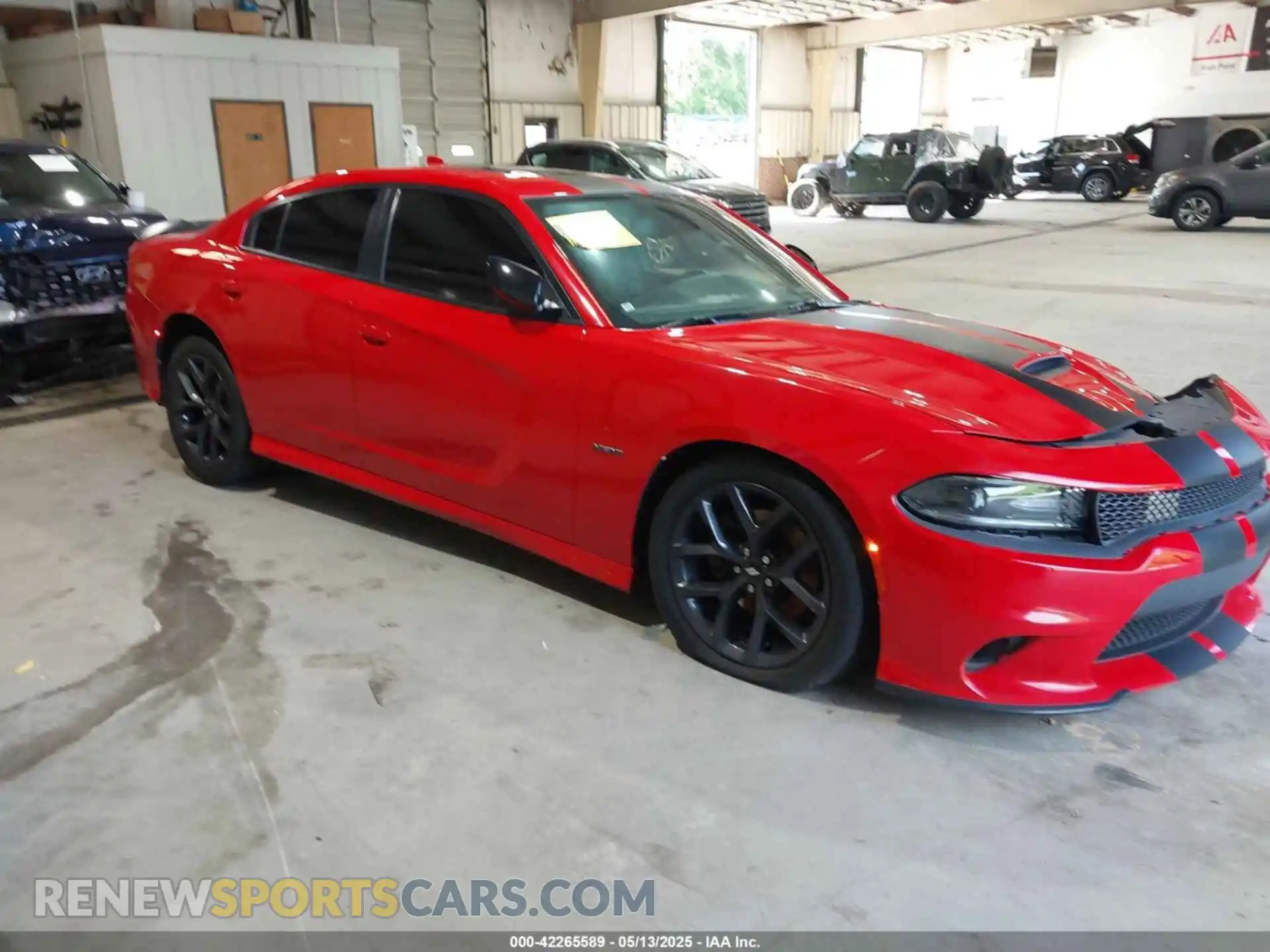 1 Photograph of a damaged car 2C3CDXCT2KH656087 DODGE CHARGER 2019