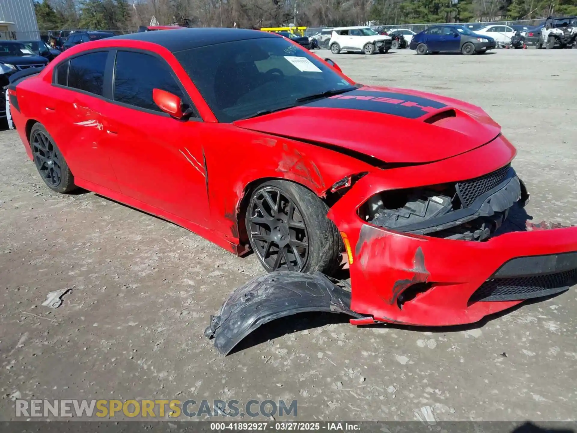 1 Photograph of a damaged car 2C3CDXCT3KH653652 DODGE CHARGER 2019