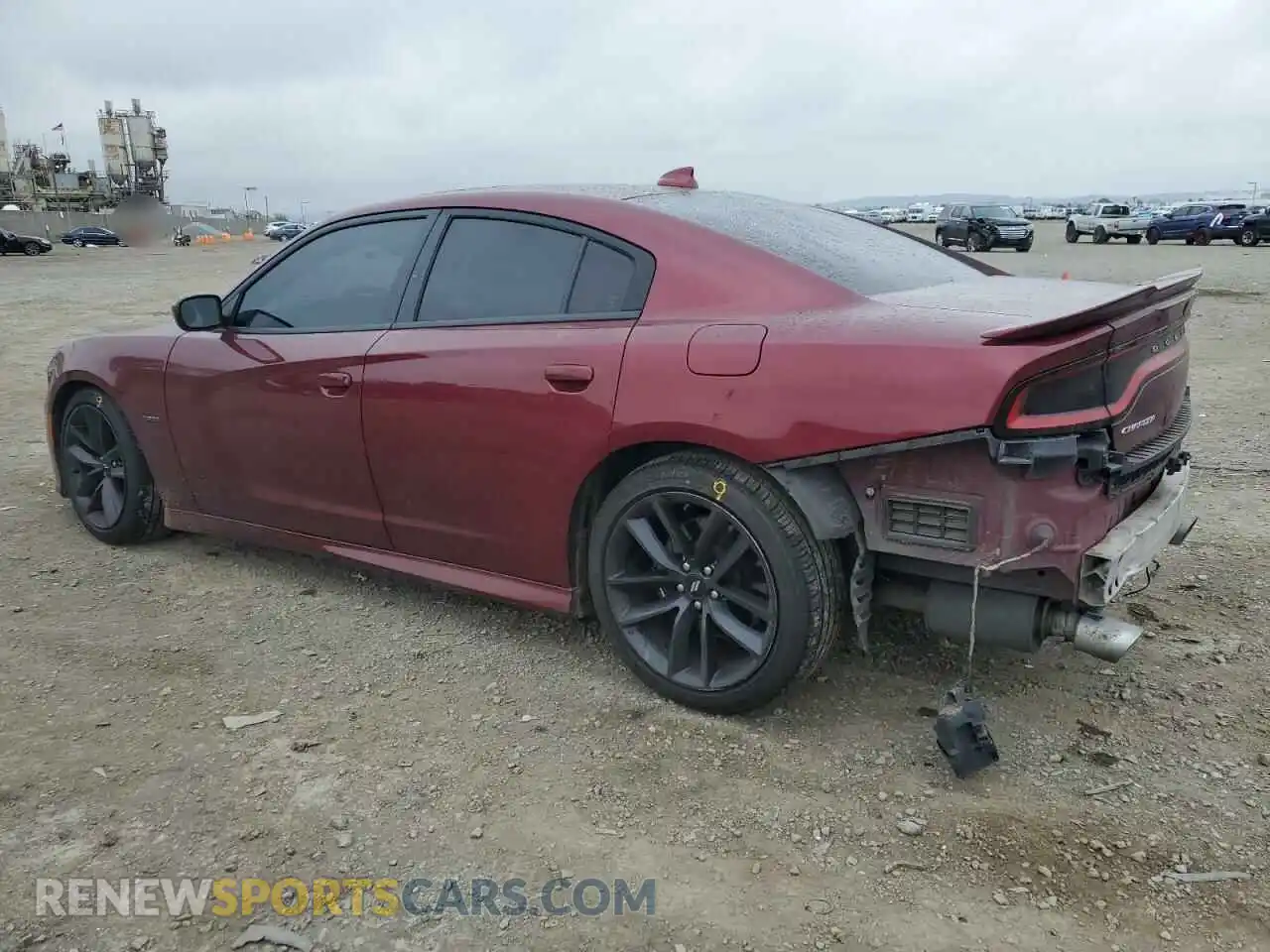 2 Photograph of a damaged car 2C3CDXCT3KH674470 DODGE CHARGER 2019