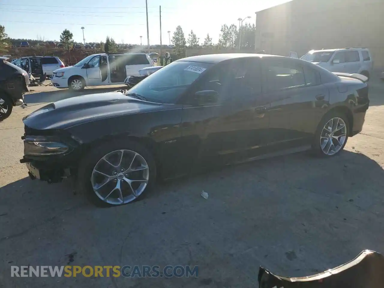 1 Photograph of a damaged car 2C3CDXCT3KH757137 DODGE CHARGER 2019