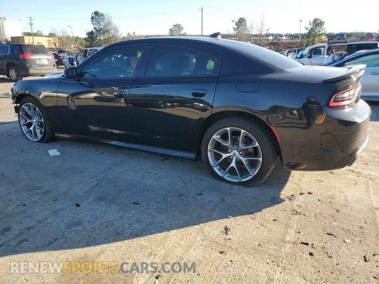 2 Photograph of a damaged car 2C3CDXCT3KH757137 DODGE CHARGER 2019