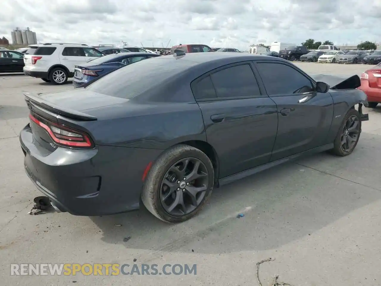 3 Фотография поврежденного автомобиля 2C3CDXCT4KH552765 DODGE CHARGER 2019