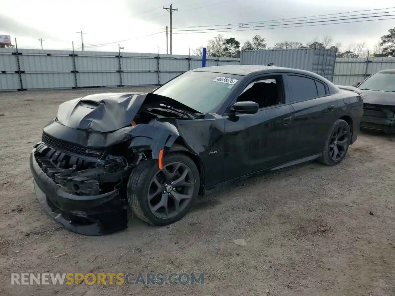 1 Photograph of a damaged car 2C3CDXCT5KH742915 DODGE CHARGER 2019