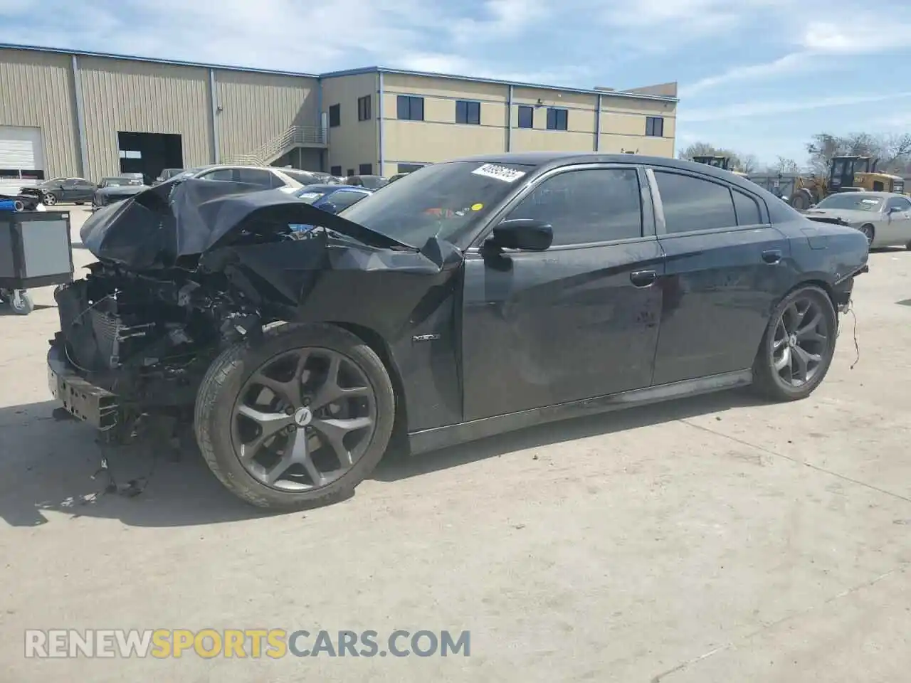 1 Photograph of a damaged car 2C3CDXCT6KH552606 DODGE CHARGER 2019