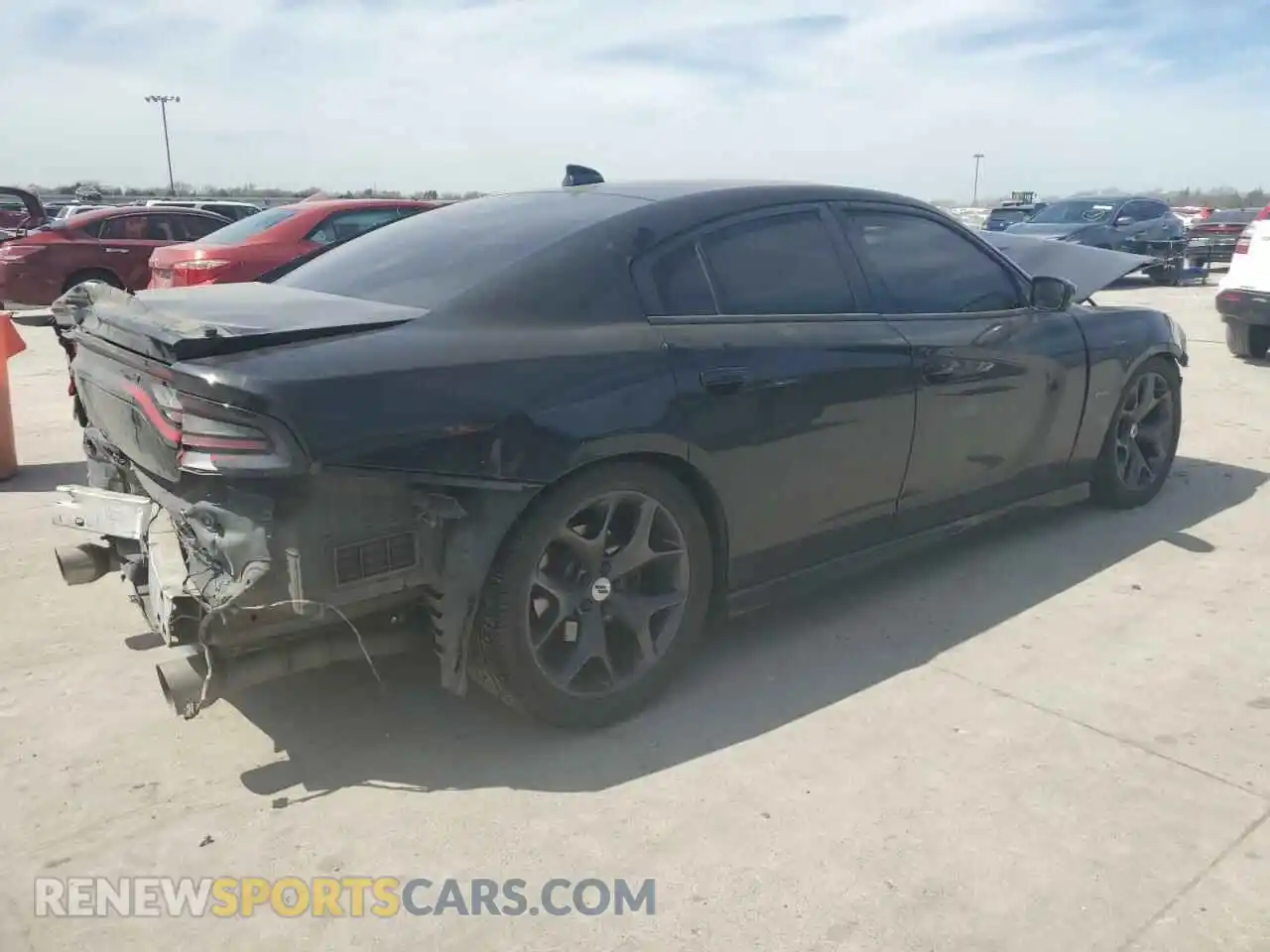 3 Photograph of a damaged car 2C3CDXCT6KH552606 DODGE CHARGER 2019
