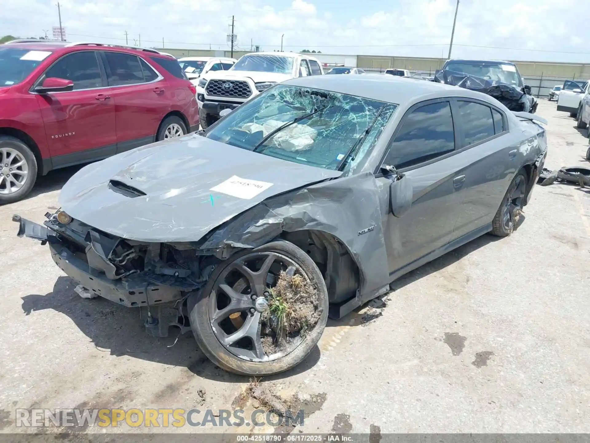 2 Photograph of a damaged car 2C3CDXCT6KH552783 DODGE CHARGER 2019