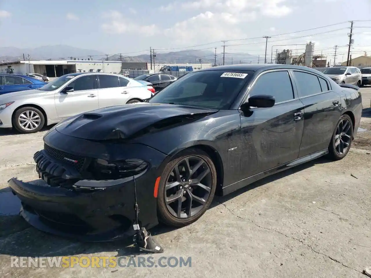 1 Photograph of a damaged car 2C3CDXCT6KH736203 DODGE CHARGER 2019