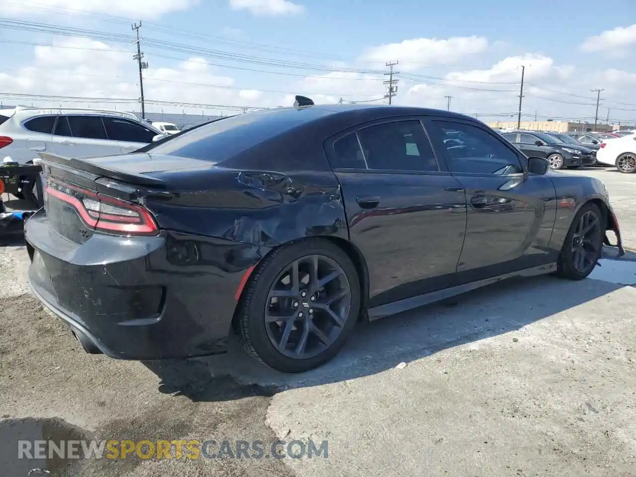 3 Photograph of a damaged car 2C3CDXCT6KH736203 DODGE CHARGER 2019
