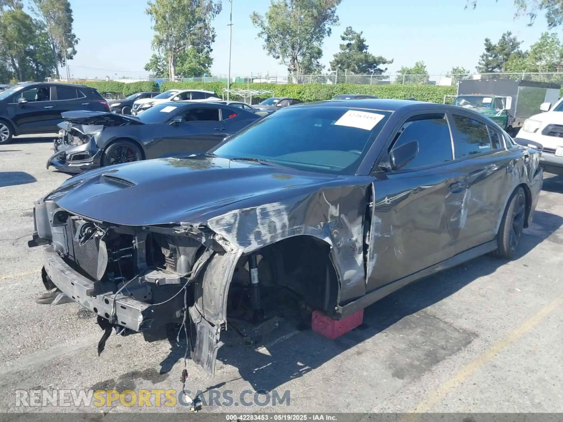 2 Photograph of a damaged car 2C3CDXCT7KH527732 DODGE CHARGER 2019