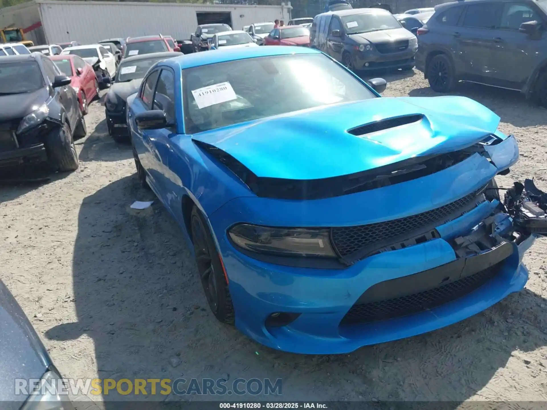 1 Photograph of a damaged car 2C3CDXCT7KH581533 DODGE CHARGER 2019