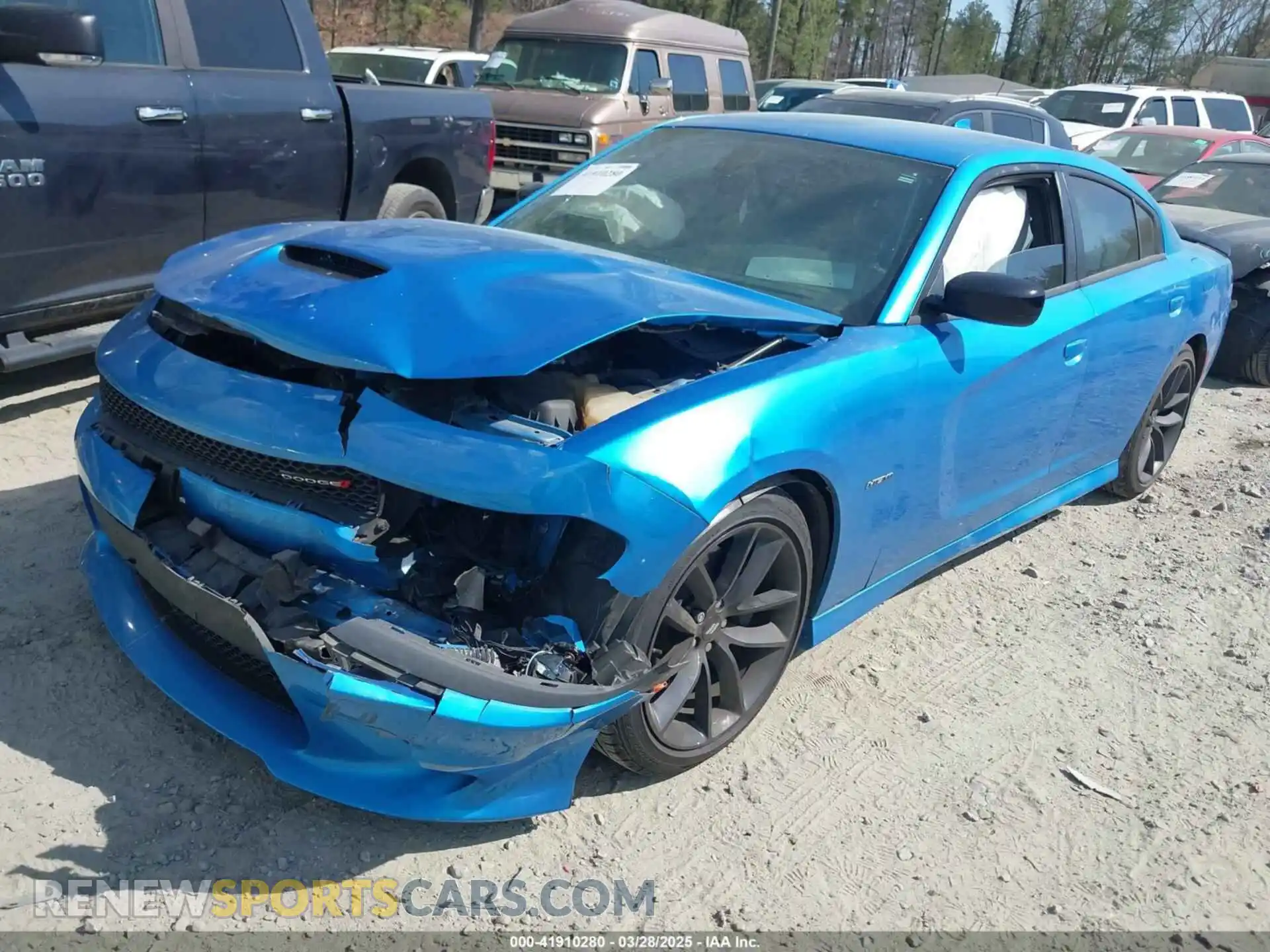 2 Photograph of a damaged car 2C3CDXCT7KH581533 DODGE CHARGER 2019