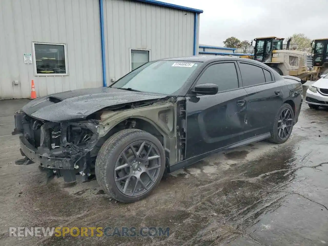 1 Photograph of a damaged car 2C3CDXCT7KH588580 DODGE CHARGER 2019