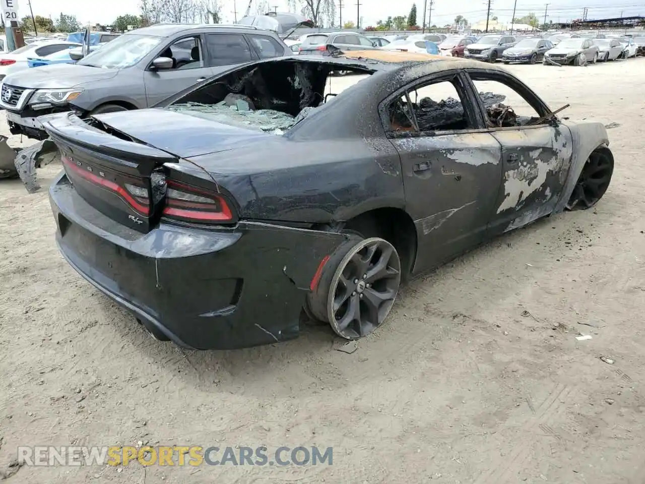3 Photograph of a damaged car 2C3CDXCT7KH738073 DODGE CHARGER 2019