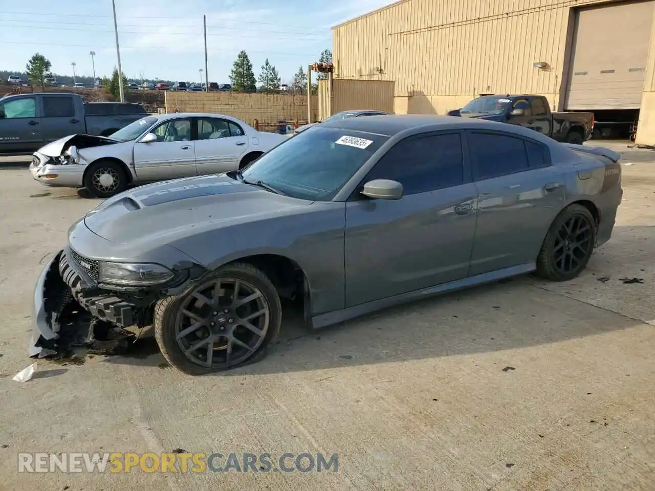 1 Photograph of a damaged car 2C3CDXCT8KH588555 DODGE CHARGER 2019
