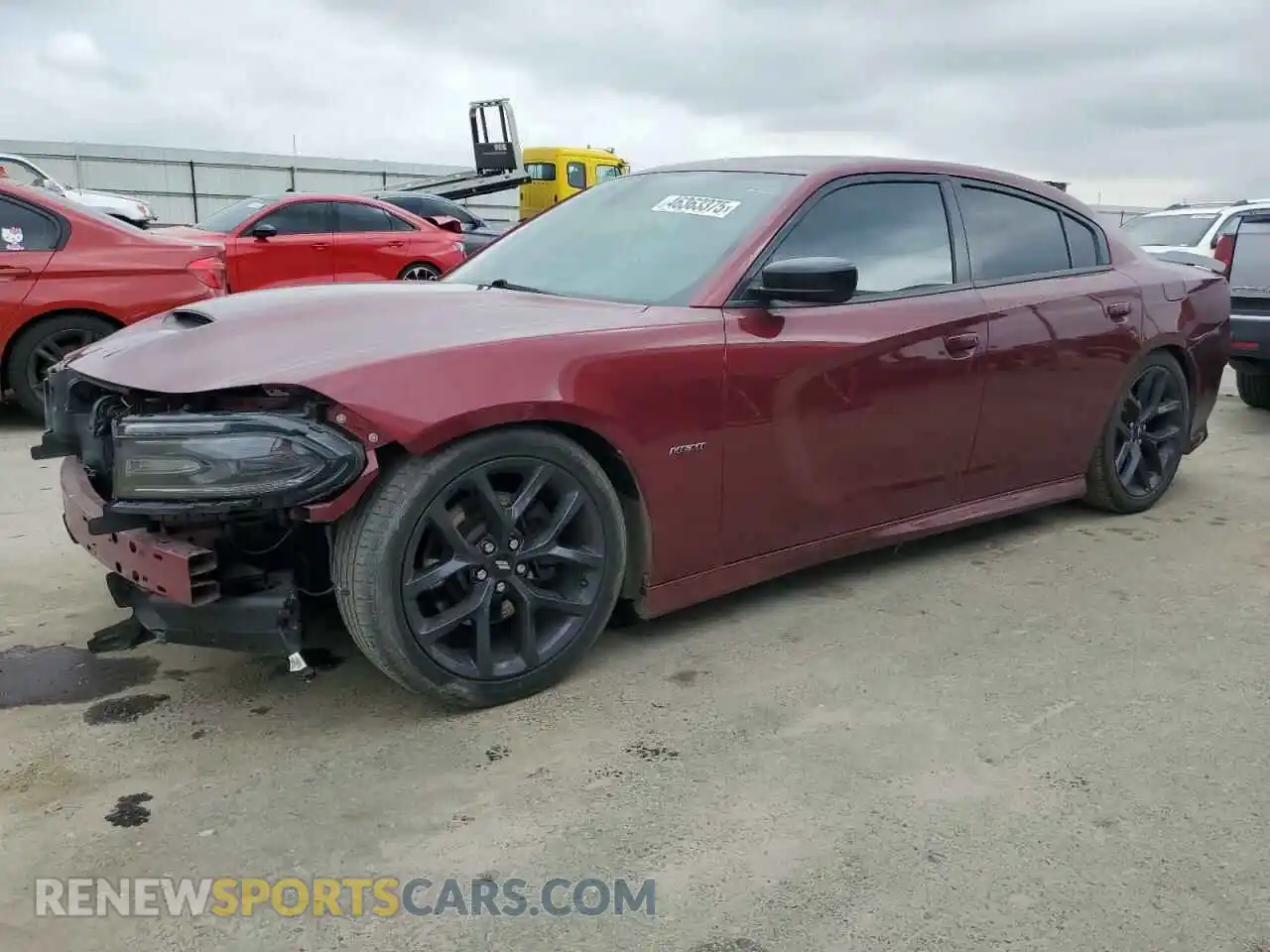 1 Photograph of a damaged car 2C3CDXCT8KH652755 DODGE CHARGER 2019