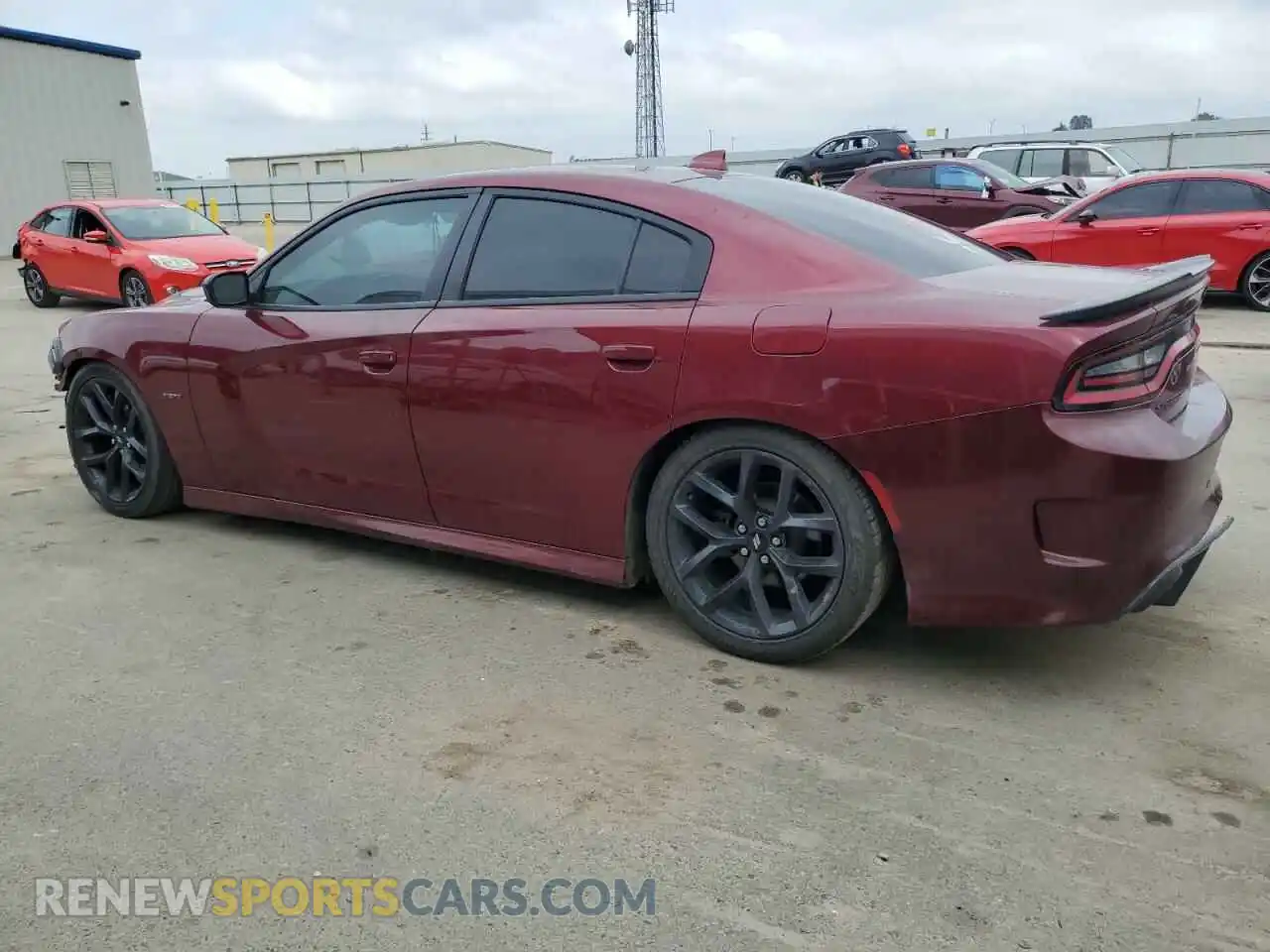 2 Photograph of a damaged car 2C3CDXCT8KH652755 DODGE CHARGER 2019