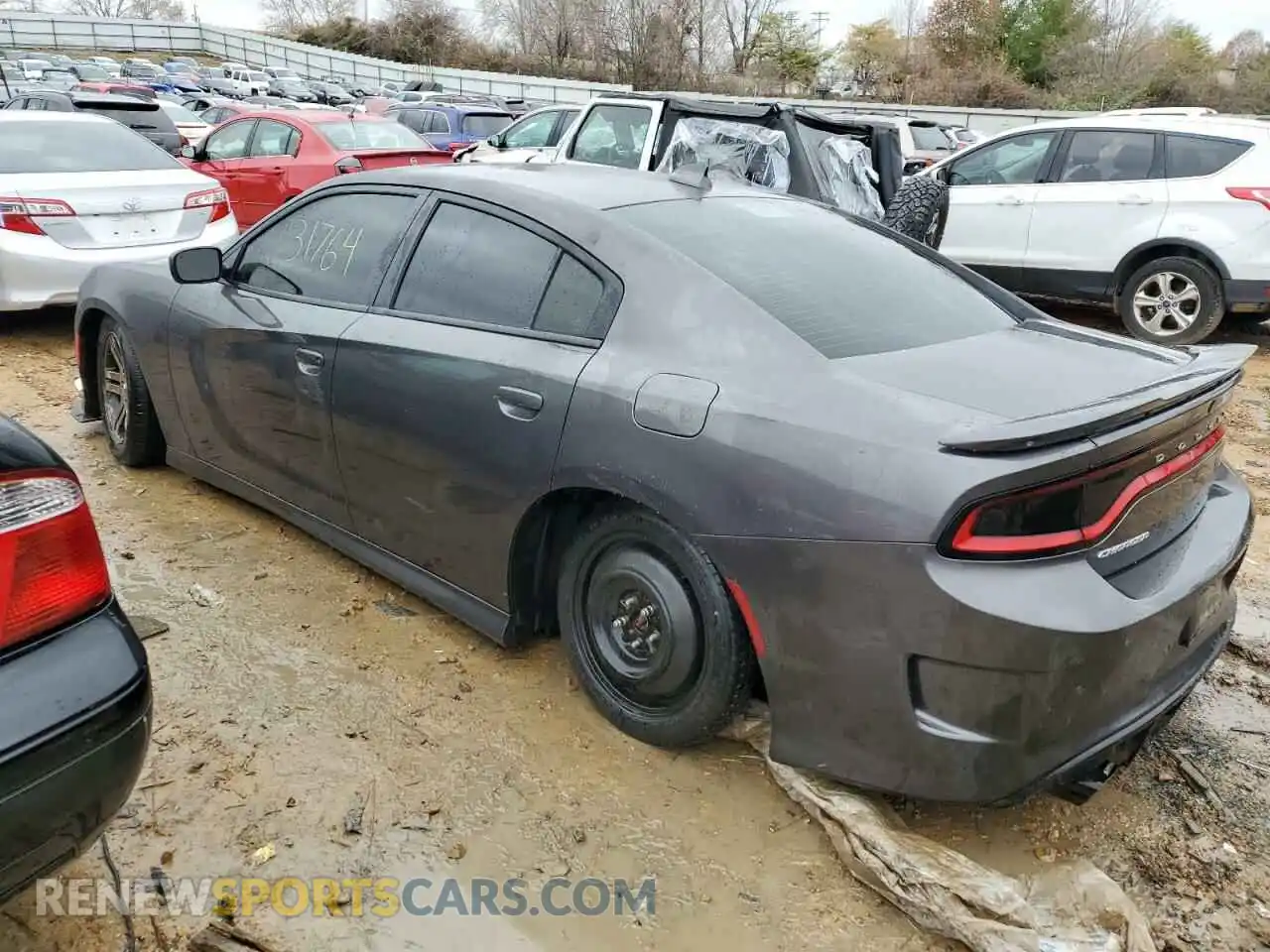 2 Photograph of a damaged car 2C3CDXCT9KH523116 DODGE CHARGER 2019