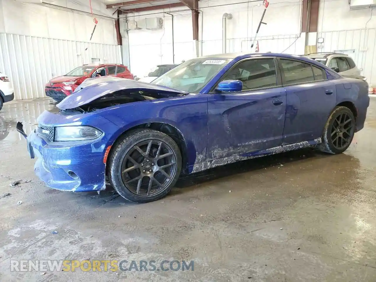 1 Photograph of a damaged car 2C3CDXCT9KH545455 DODGE CHARGER 2019