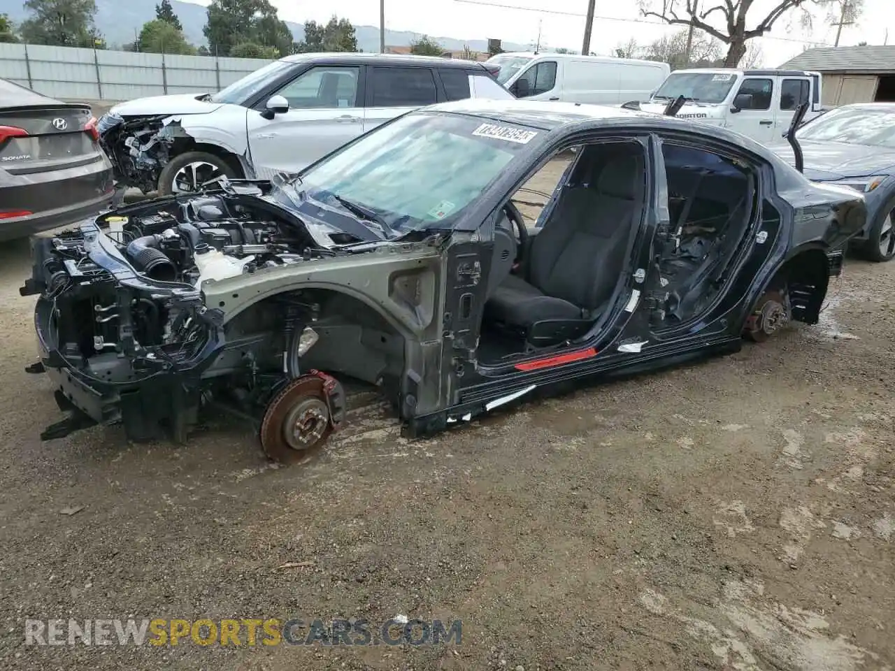 1 fotografías del automóvil dañado 2C3CDXCT9KH653705 DODGE CHARGER 2019