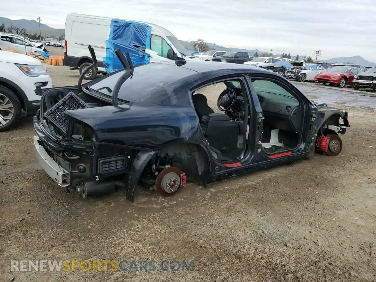 3 fotografías del automóvil dañado 2C3CDXCT9KH653705 DODGE CHARGER 2019