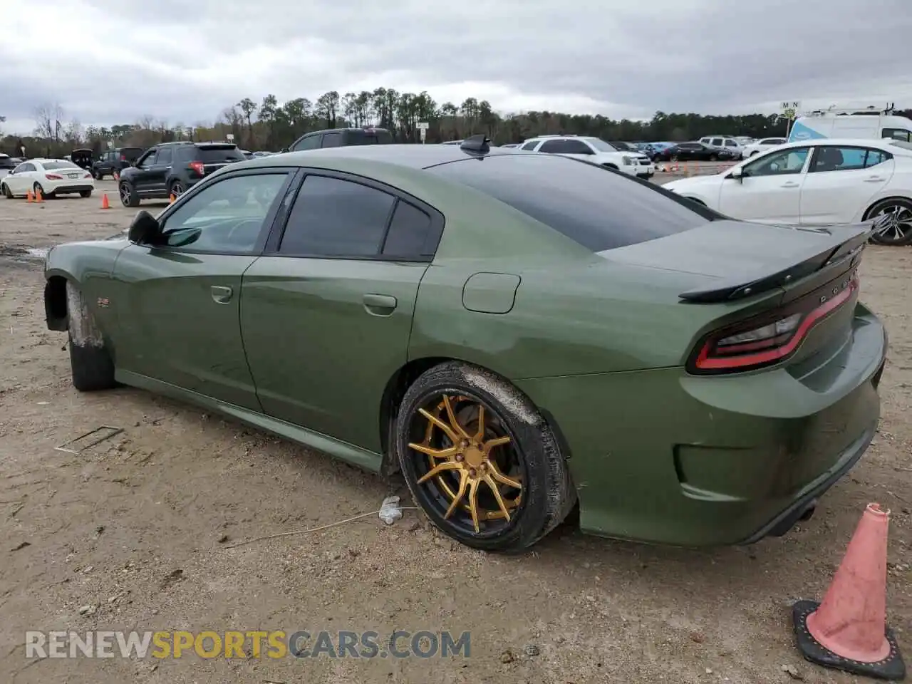 2 Photograph of a damaged car 2C3CDXCTXKH507104 DODGE CHARGER 2019