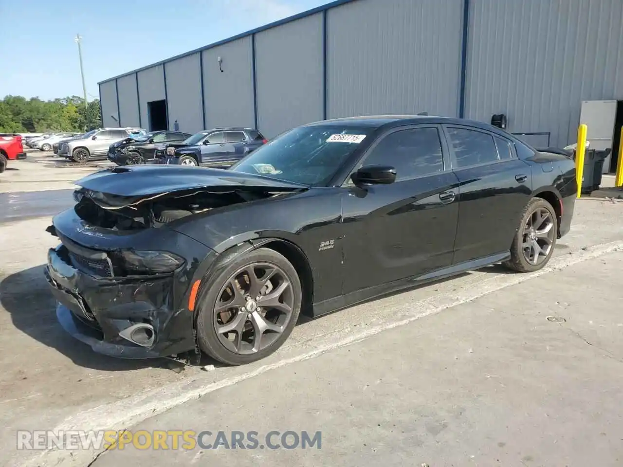 1 Photograph of a damaged car 2C3CDXCTXKH740559 DODGE CHARGER 2019