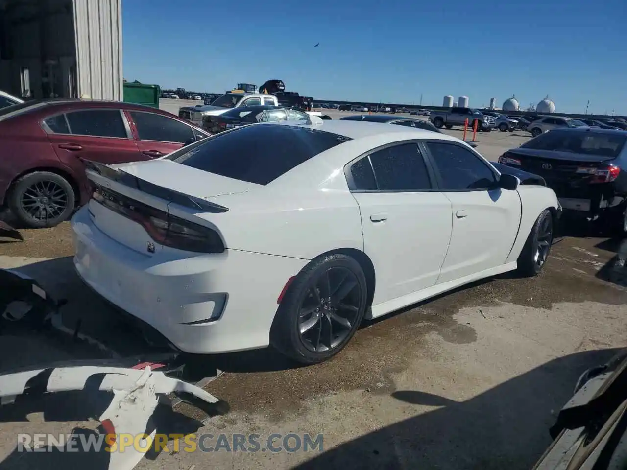 3 Photograph of a damaged car 2C3CDXGJ0KH520212 DODGE CHARGER 2019