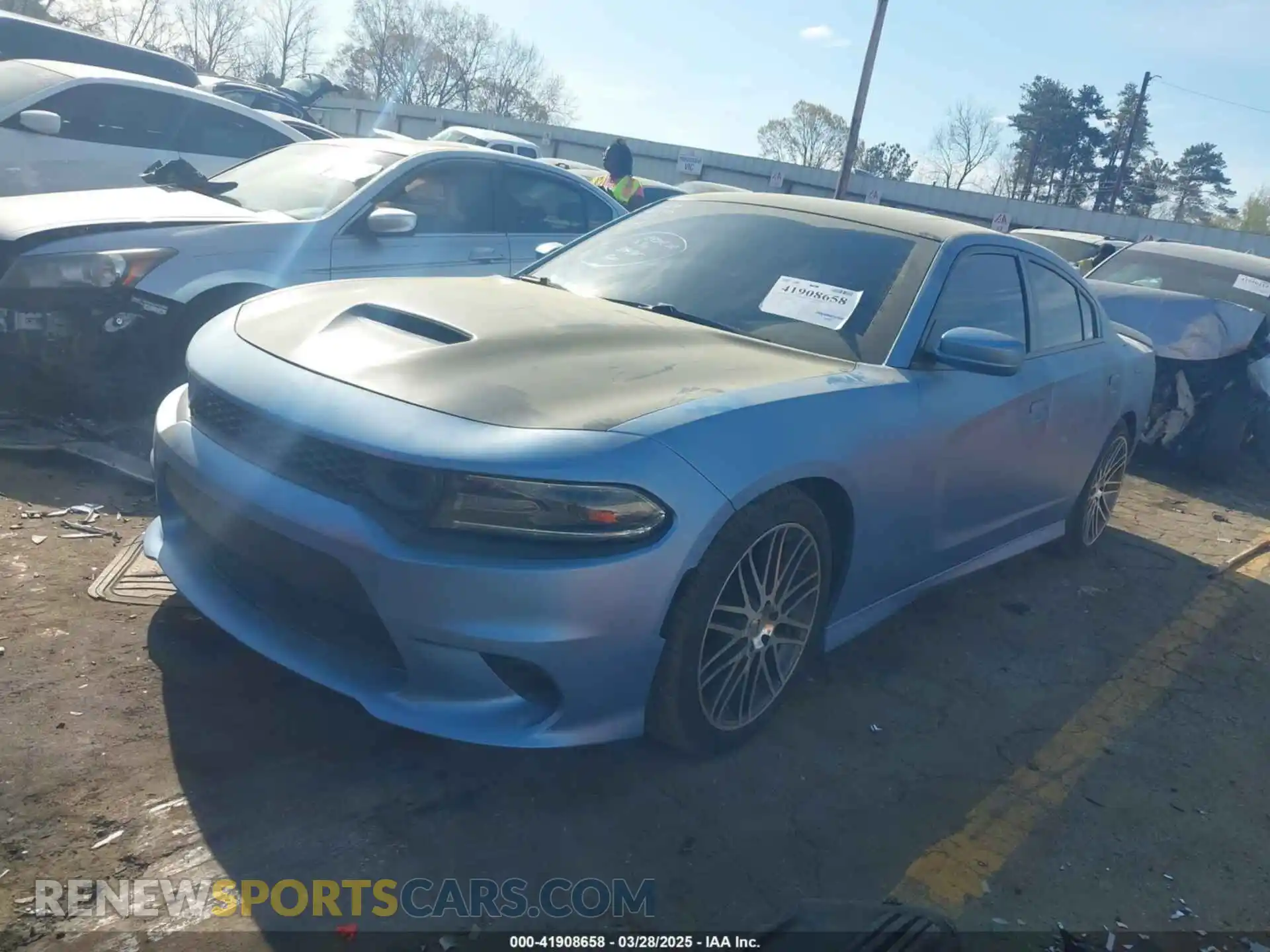 2 Photograph of a damaged car 2C3CDXGJ0KH613053 DODGE CHARGER 2019