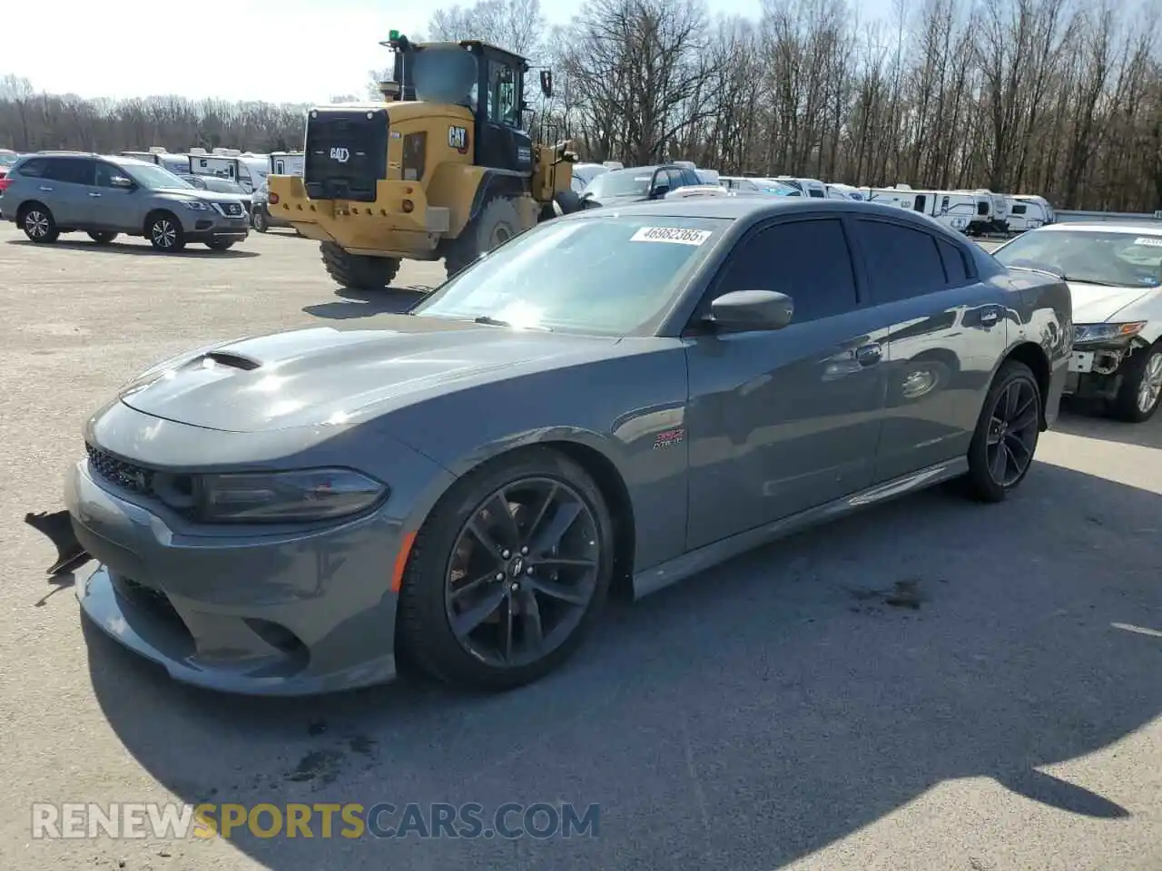 1 Photograph of a damaged car 2C3CDXGJ0KH614767 DODGE CHARGER 2019