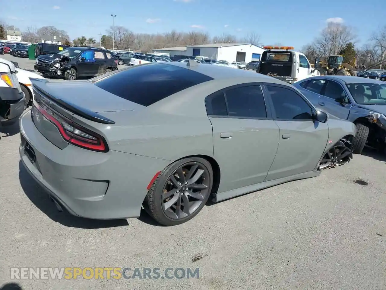 3 Photograph of a damaged car 2C3CDXGJ0KH614767 DODGE CHARGER 2019