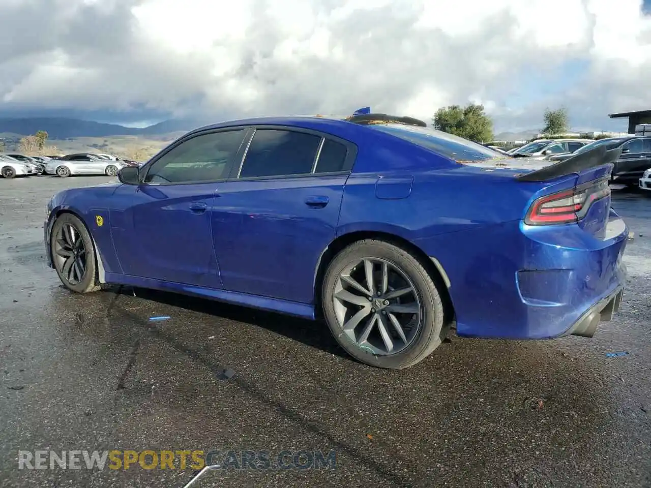 2 Photograph of a damaged car 2C3CDXGJ1KH687078 DODGE CHARGER 2019
